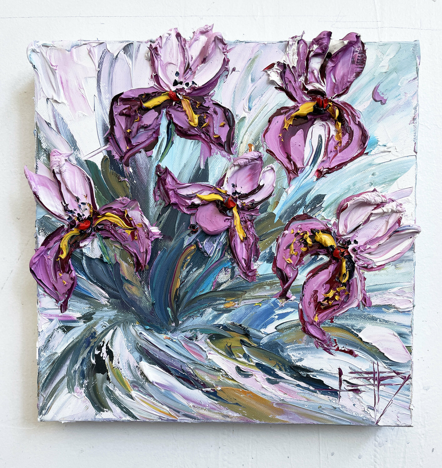 Irises in Blush Lisa Elley