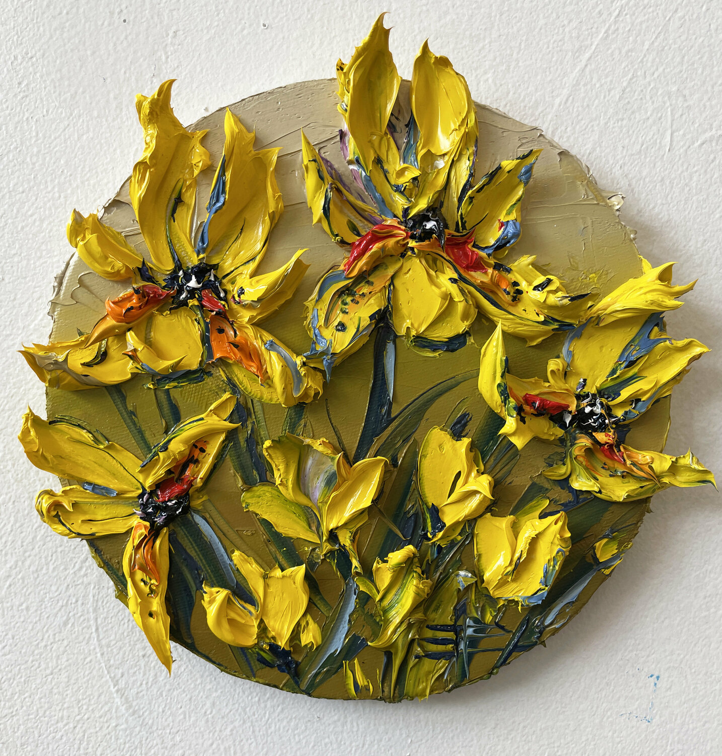 Irises in Yellow Lisa Elley