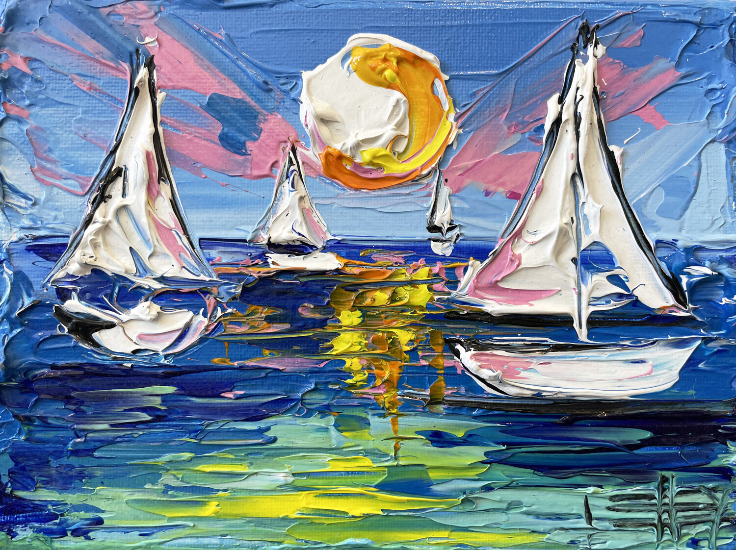 Sailboat Trio Lisa Elley