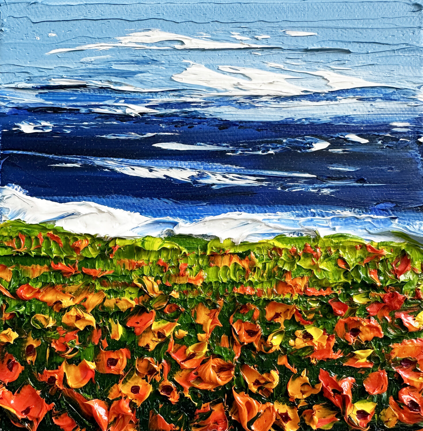 Poppies and the Sea Lisa Elley