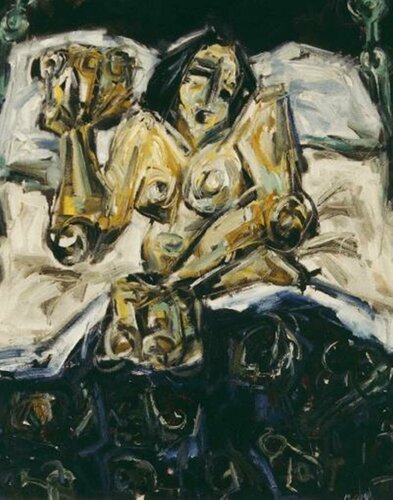 009-Durmiente I de Carlos Montoya, Pintura a la venta en Singulart
