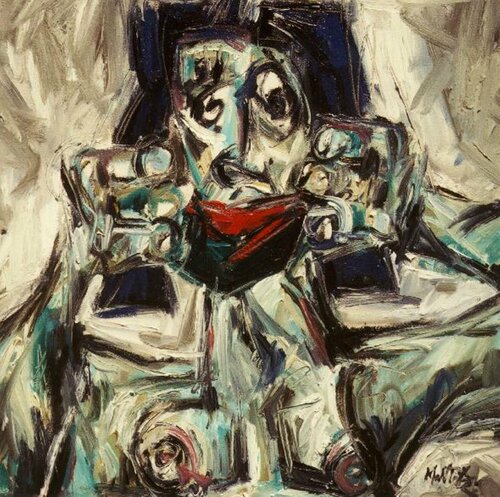 023-Comiendo sandía di Carlos Montoya, Pittura in vendita su Singulart