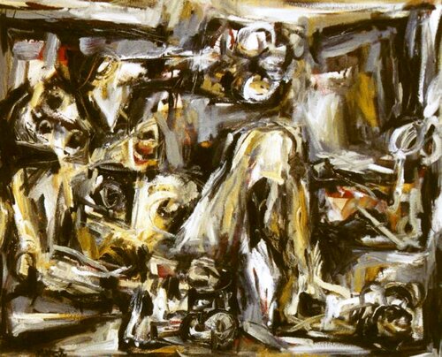 031-Desnudo en ocre van Carlos Montoya, Schilderij te koop op Singulart