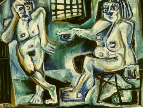 071-Pareja de Carlos Montoya, Pintura a la venta en Singulart