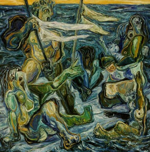 106-Naufragio di Carlos Montoya, Pittura in vendita su Singulart