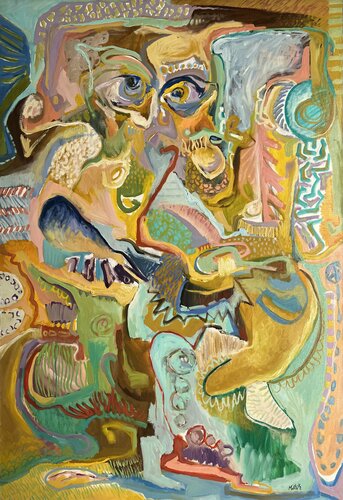 118-Búho Real van Carlos Montoya, Schilderij te koop op Singulart