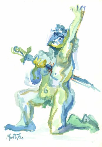 116-Bailarina by Carlos Montoya, Work on Paper for Sale on Singulart