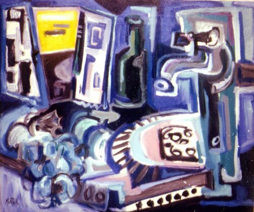 117B- Bodegón del grifo by Carlos Montoya, Painting for Sale on Singulart