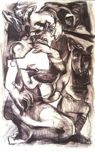 157-El indio di Carlos Montoya, Disegno in vendita su Singulart