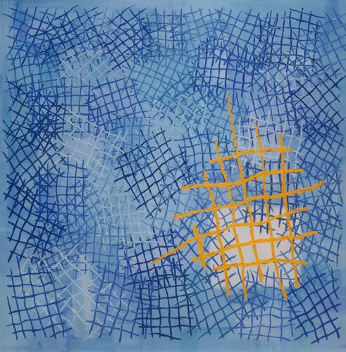 Azul enrejado Carlos Montoya