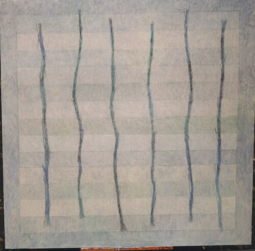 Vertical-Horizontal Verde di Carlos Montoya, Pittura in vendita su Singulart