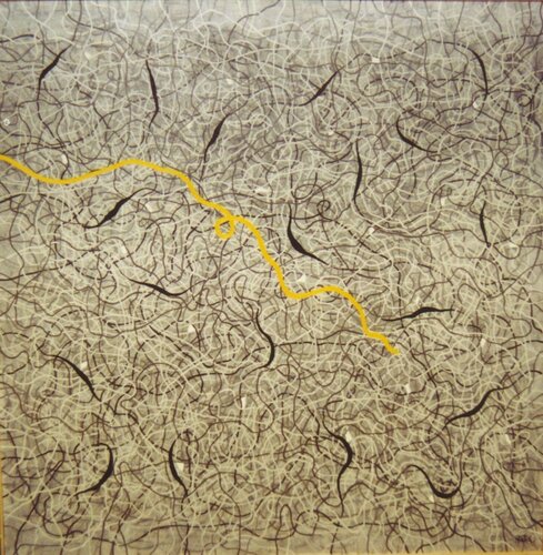 Lío Gris di Carlos Montoya, Pittura in vendita su Singulart