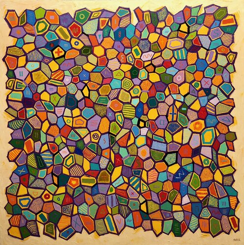 ¡Qué lío de Amarillo! van Carlos Montoya, Schilderij te koop op Singulart