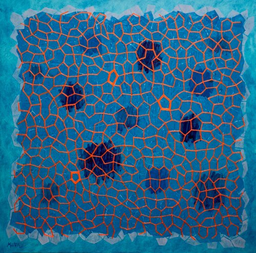 Es Azul o Naranja... van Carlos Montoya, Schilderij te koop op Singulart