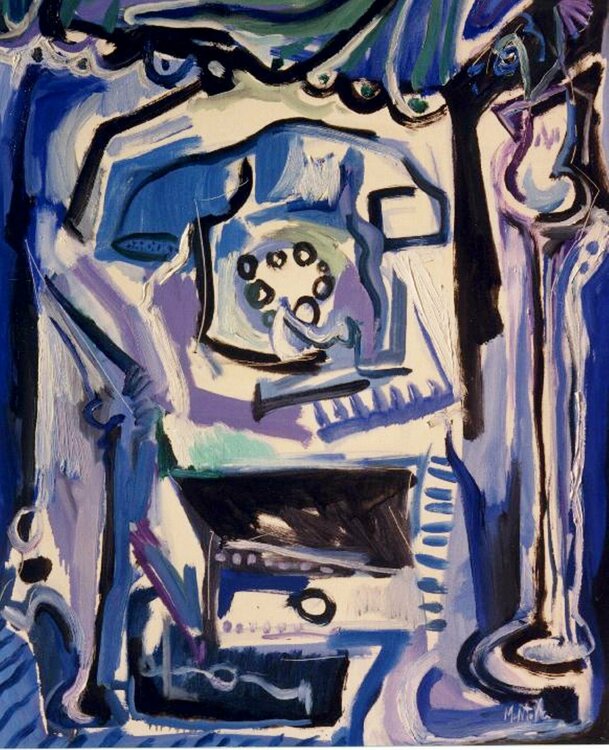 117A- Bodegón del teléfono Carlos Montoya