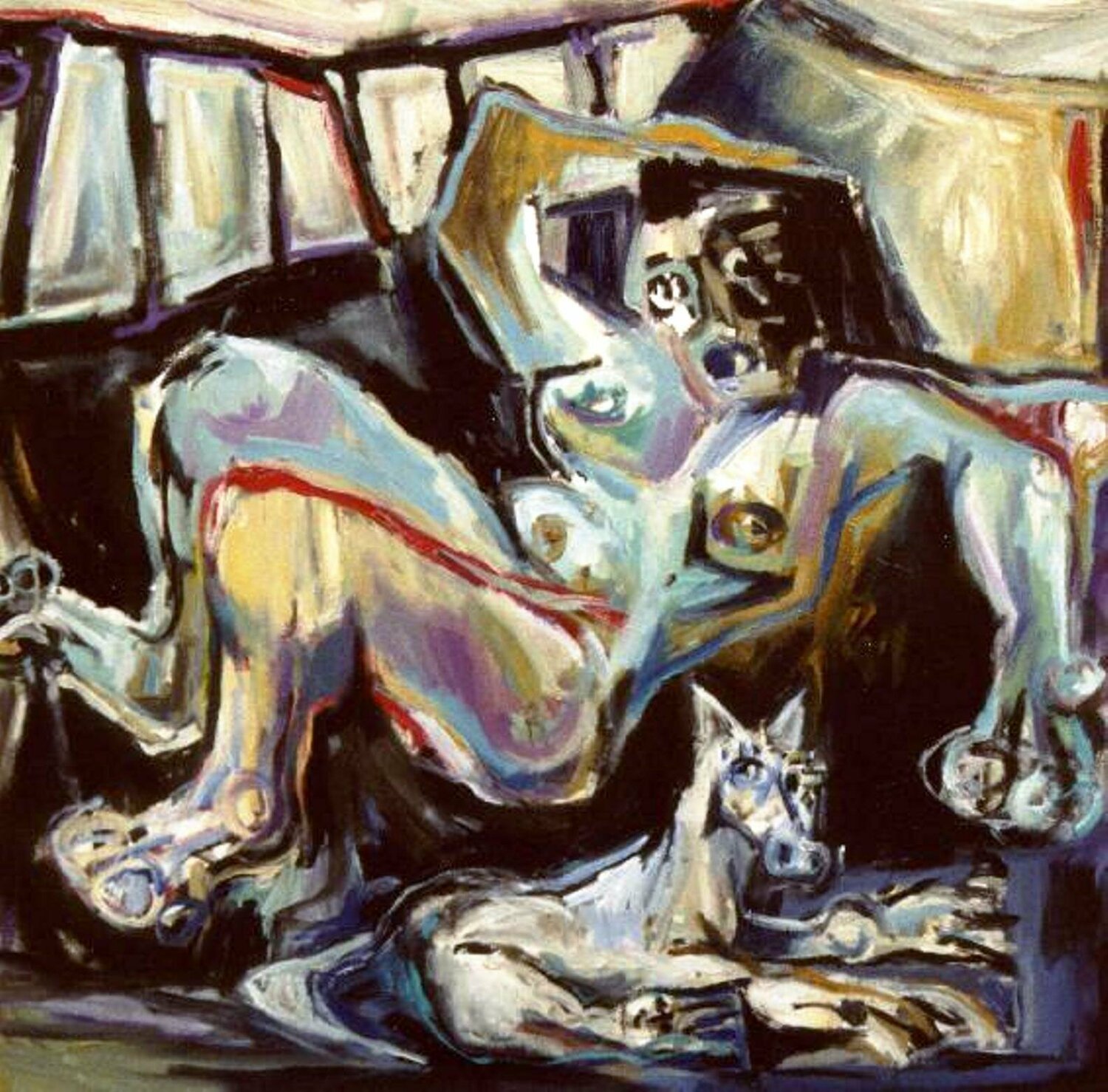 046-Desnudo y perro II Carlos Montoya