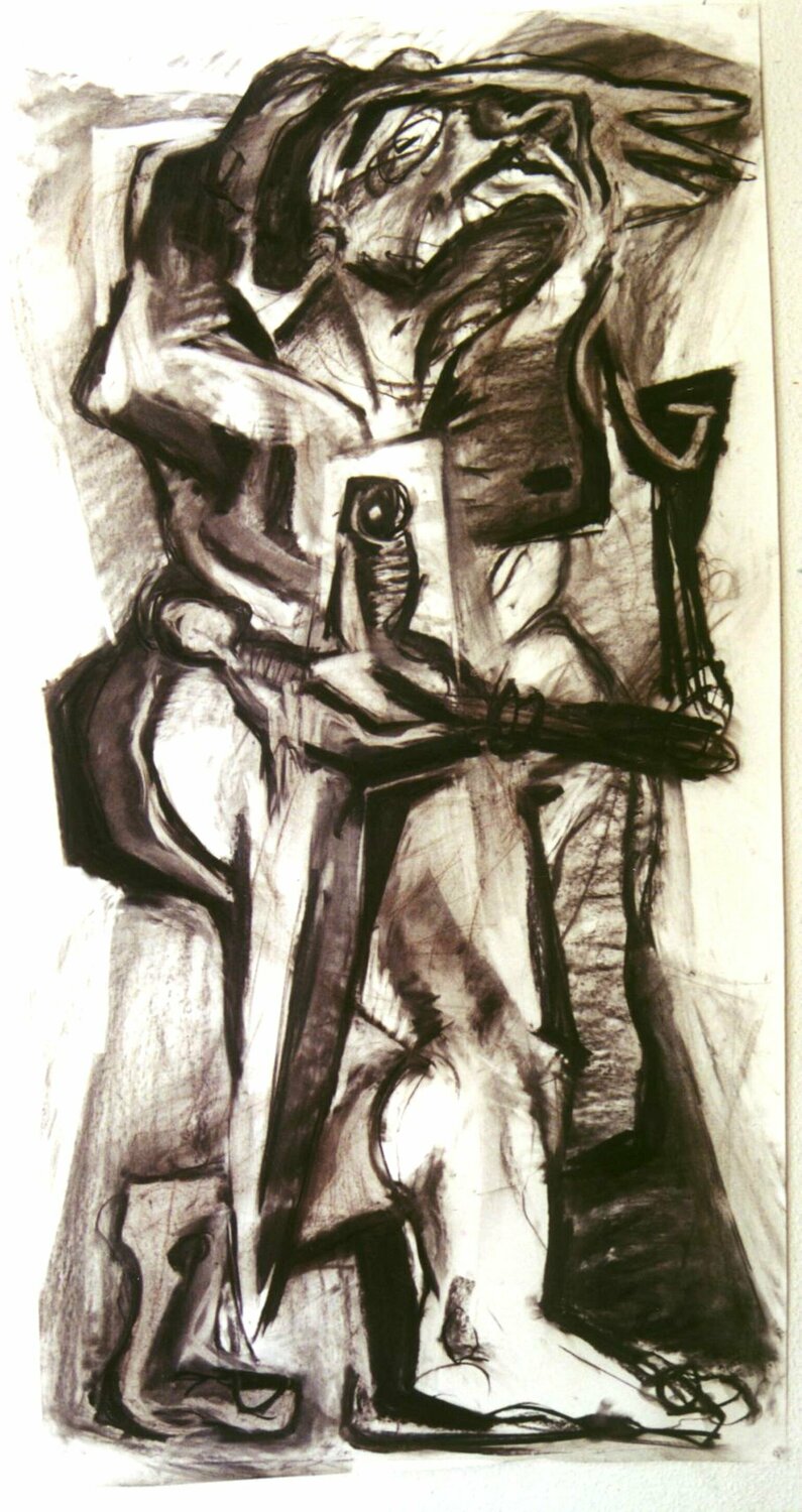 160-Mujer con espada Carlos Montoya