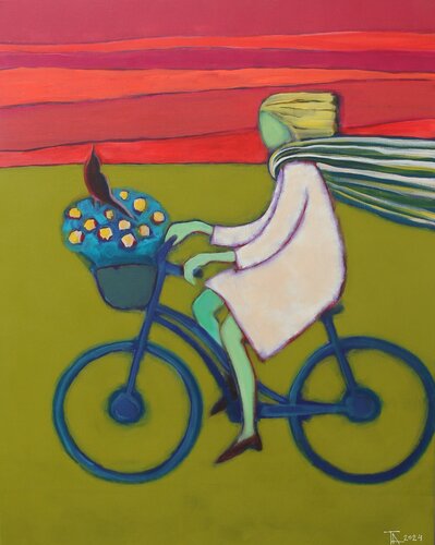 Gehen Sie mit dem Wind. by Tatyana Ausheva, Painting for Sale on Singulart
