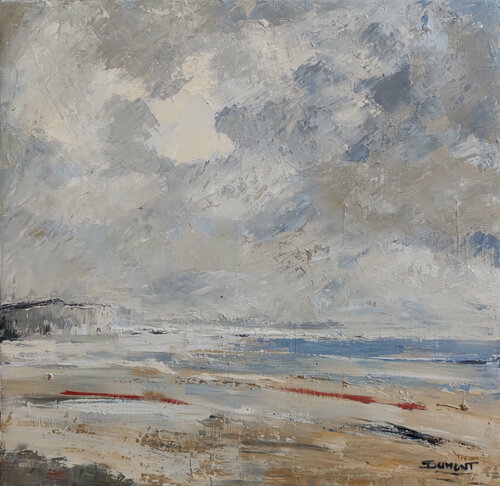 brume sur la cote par Sophie Dumont, Peinture en vente sur Singulart