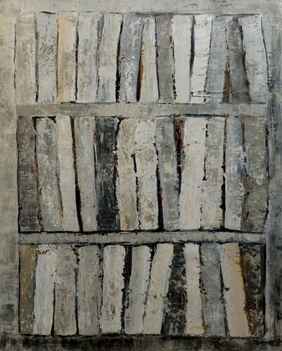 bibliothèque 10 par Sophie Dumont, Peinture en vente sur Singulart