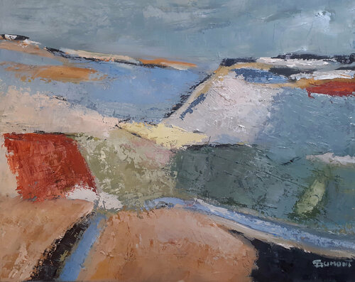 campagne par Sophie Dumont, Peinture en vente sur Singulart