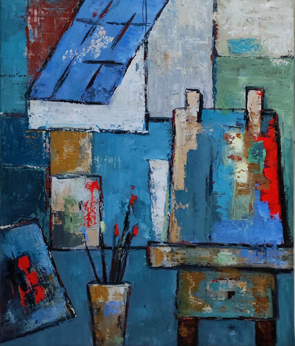 atelier 7 di Sophie Dumont, Pittura in vendita su Singulart