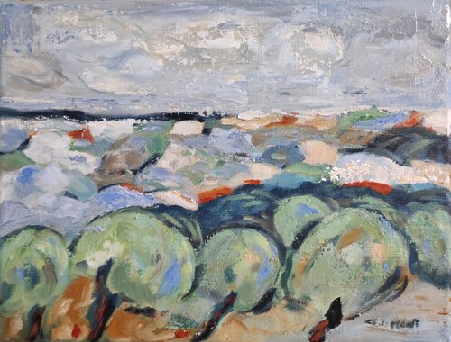 paysage d'été par Sophie Dumont, Peinture en vente sur Singulart