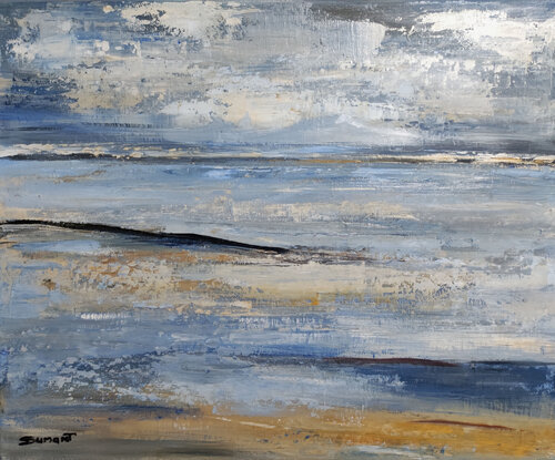 Lumières de nacre par Sophie Dumont, Peinture en vente sur Singulart