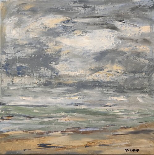 Entre ciel et mer van Sophie Dumont, Schilderij te koop op Singulart