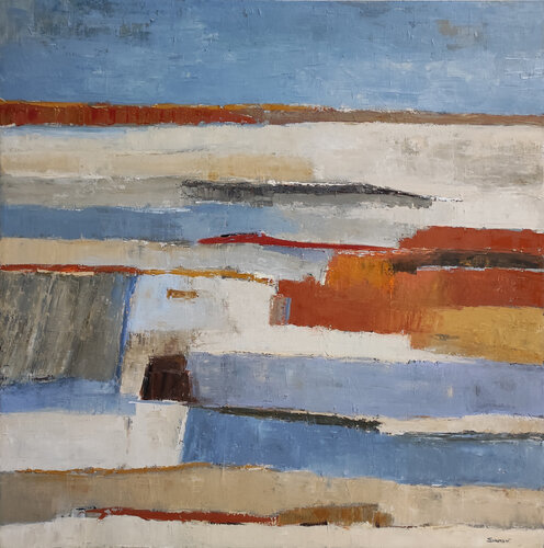 Paysage d'hiver par Sophie Dumont, Peinture en vente sur Singulart