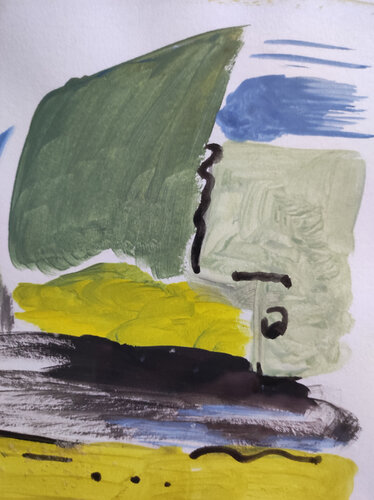 composition abstraite di Sophie Dumont, Pittura in vendita su Singulart