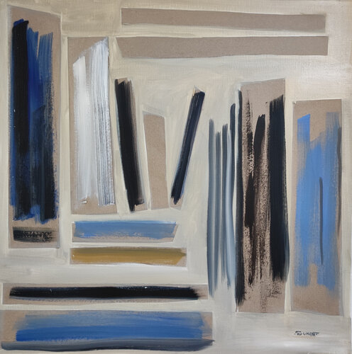 Les versants du silence di Sophie Dumont, Pittura in vendita su Singulart