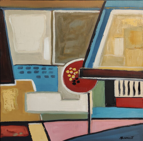 Rêveries cubistes di Sophie Dumont, Pittura in vendita su Singulart