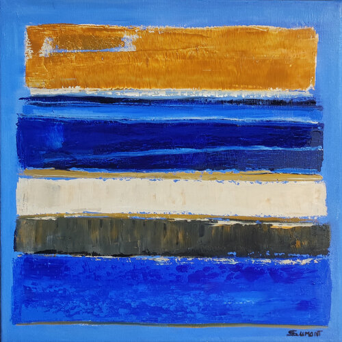 Ultramarine di Sophie Dumont, Pittura in vendita su Singulart