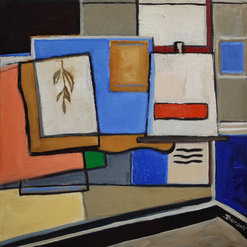 vie d'atelier di Sophie Dumont, Pittura in vendita su Singulart