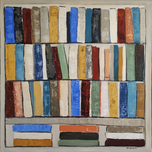 Abstraction litteraire par Sophie Dumont, Peinture en vente sur Singulart