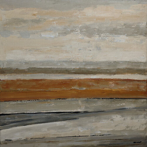 Sous un ciel bas par Sophie Dumont, Peinture en vente sur Singulart