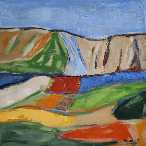 Resonances paysageres par Sophie Dumont, Peinture en vente sur Singulart