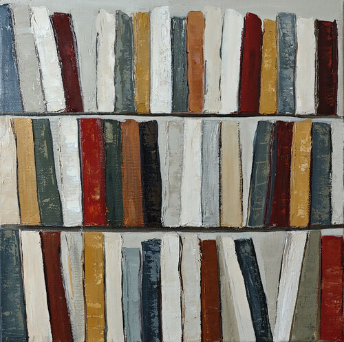 Reflets de lectures par Sophie Dumont, Peinture en vente sur Singulart