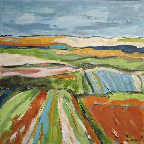 cadences pastorales par Sophie Dumont, Peinture en vente sur Singulart