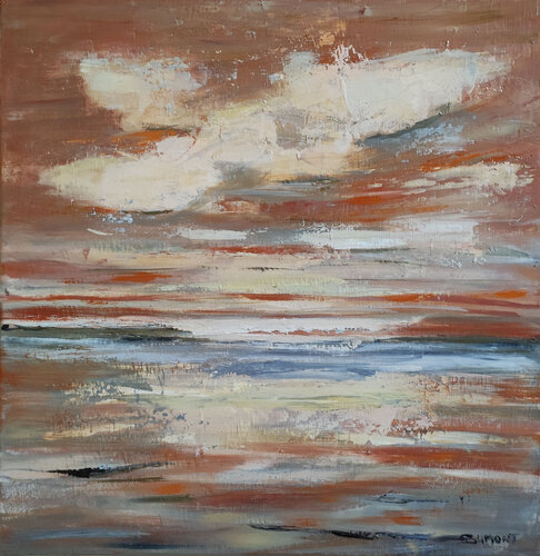 Ciel incandescent von Sophie Dumont, Malerei kaufen auf Singulart
