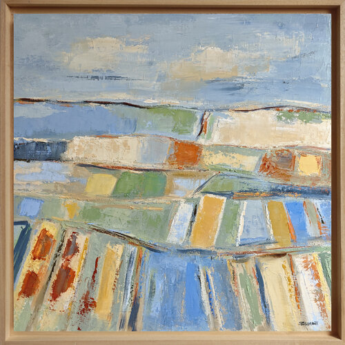 Eveil des collines van Sophie Dumont, Schilderij te koop op Singulart