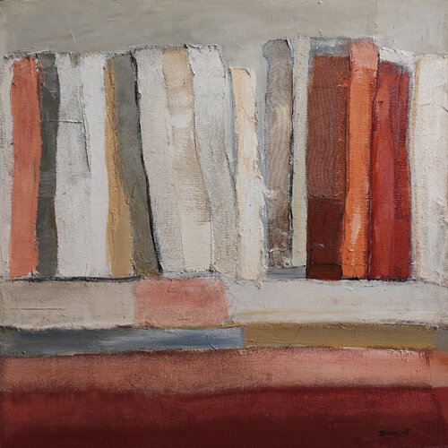 Les reliures rouges par Sophie Dumont, Peinture en vente sur Singulart