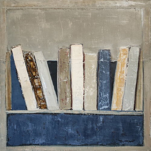Le murmure des pages par Sophie Dumont, Peinture en vente sur Singulart