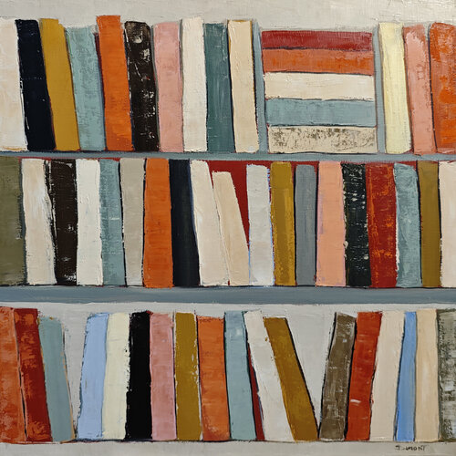 rythme de lecture par Sophie Dumont, Peinture en vente sur Singulart