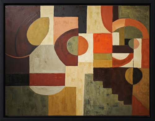 Resonance géometrique by Sophie Dumont, Painting for Sale on Singulart