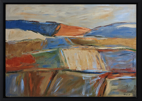 les terres silencieuses par Sophie Dumont, Peinture en vente sur Singulart