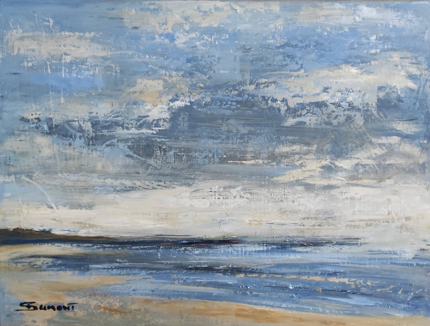 plage à Trouville Sophie Dumont