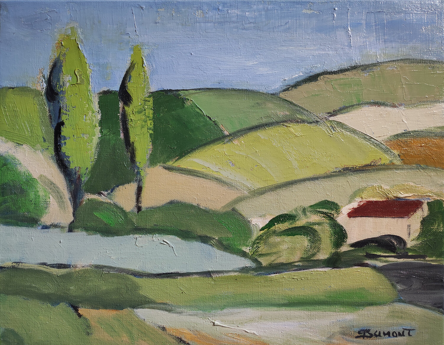 paysage champêtre Sophie Dumont