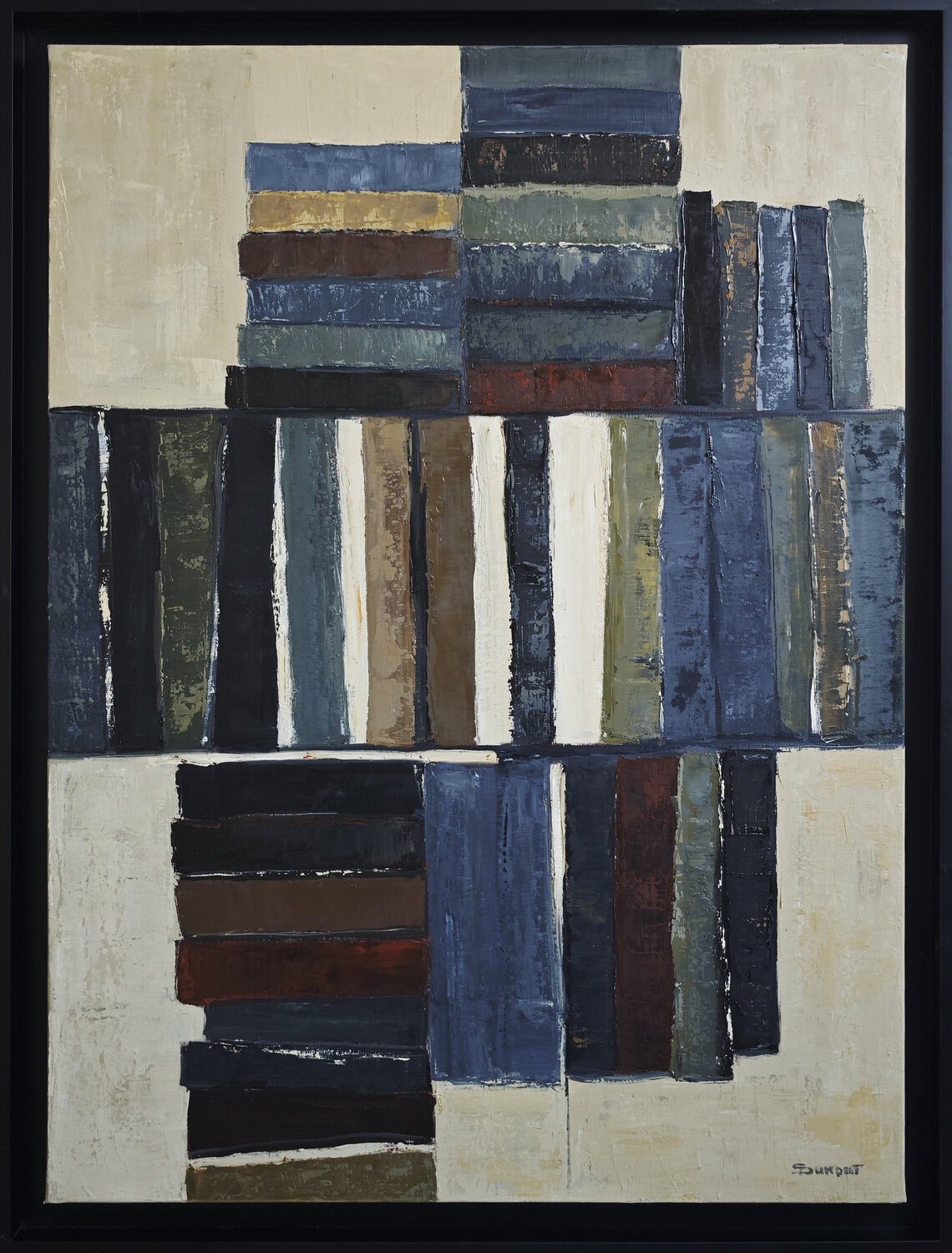 L'ordre des tomes Sophie Dumont Original painting for sale